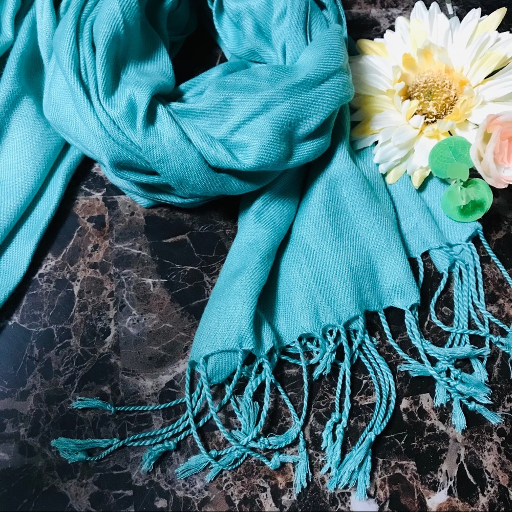 Teal Scarf by Michael Stars